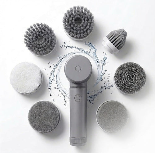 ShineLab Spin Pro – Cepillo Eléctrico Giratorio con Diferentes Cabezales