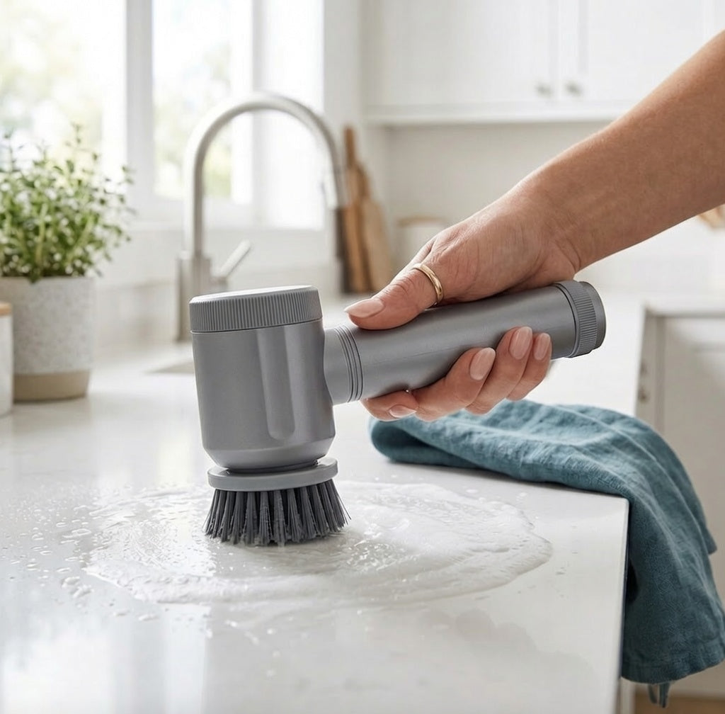 ShineLab Spin Pro – Cepillo Eléctrico Giratorio con Diferentes Cabezales